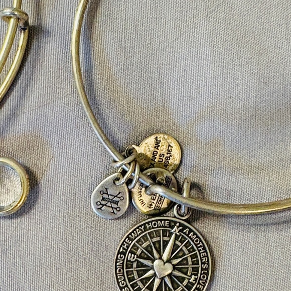 Alex & Ani Set of 5 Bracelets Charms Angel Pink Dragonfly Mother - Picture 4 of 7